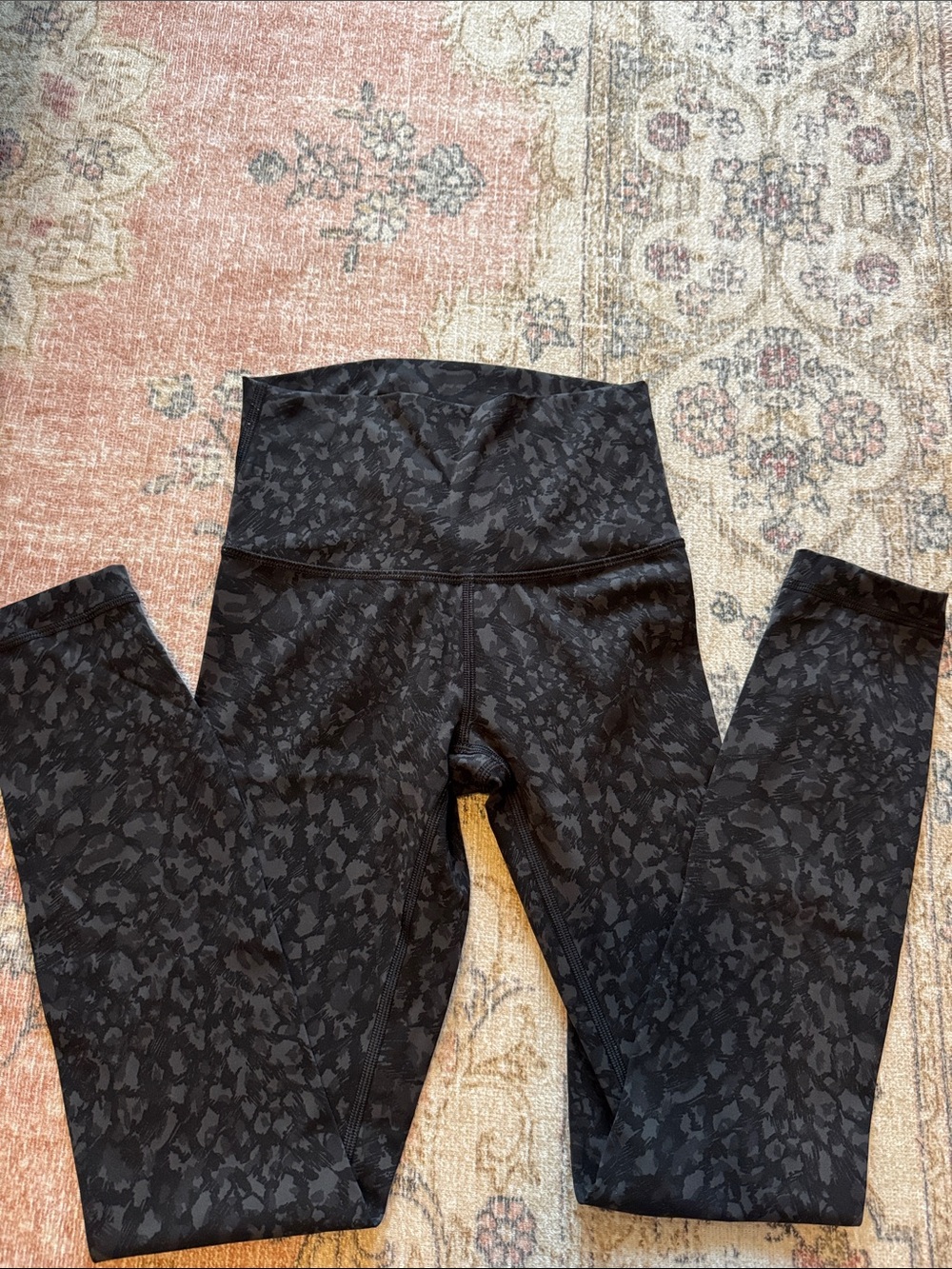 lululemon athletica High-Waist Black Leopard Print Leggings